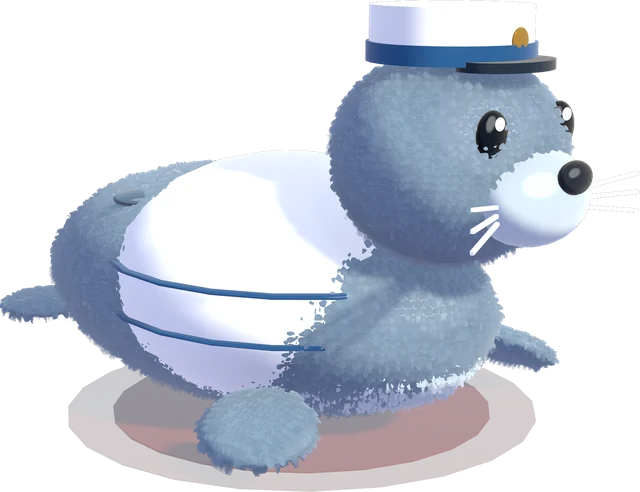 A seal in a hat